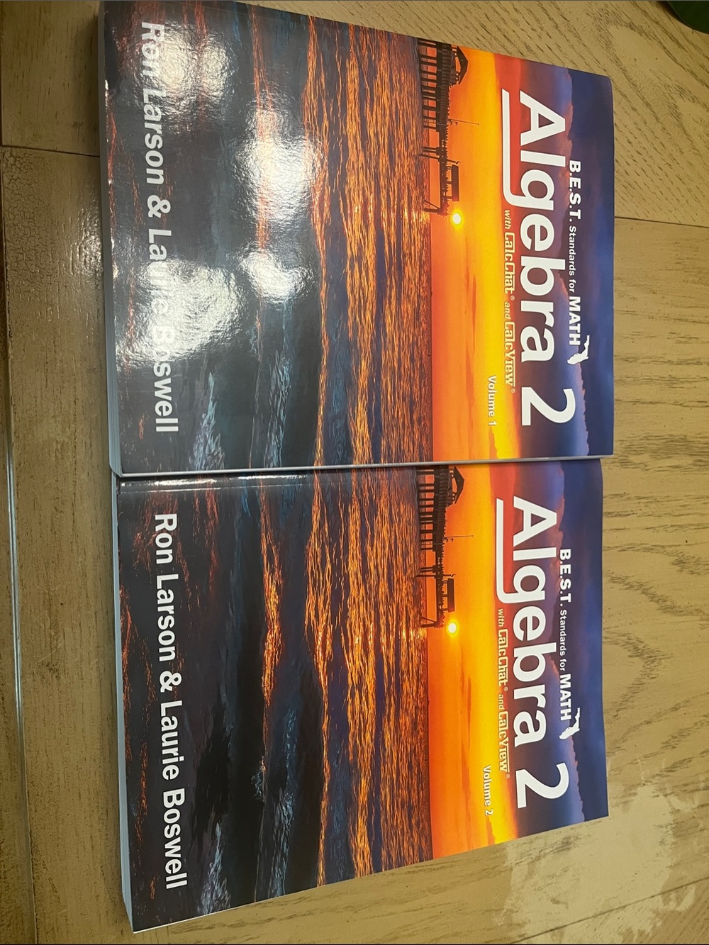Florida's BEST Standards for Math ALGEBRA 2 CalcChat & CalcView 2023 Vol 1 & 2.